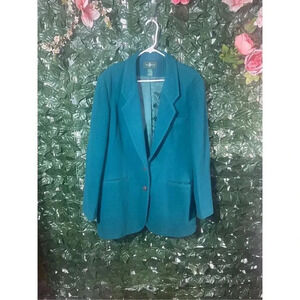 Vintage | 14T Hunt Club Oversized 100% Wool Blazer Suit Jacket